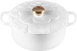Le Creuset Tavă de copt Signature Petal 26 cm, albă (21961260101441)