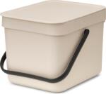 Brabantia Coș de sortare a deșeurilor Sort & Go 6 l bej (251702) Cos de gunoi
