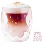 EVI Thermo Pohár Macska Mancs dupla falú Tea Kávéscsésze 250ML (evi_kitty_paw_mug)