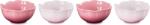 Le Creuset Boluri Le Creuset Petal 160 ml, nuanțe de roz, 4 buc (89411003219003) Castron