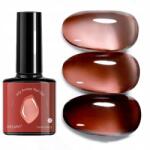  Borostyán hibrid körömlakk zselés leopárd kő 7.3ml #1