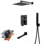 CHDE Falsík alatti zuhanyszett fekete Black 30 Box (00-20)