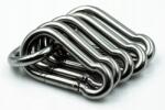 Milwar 10x100 Rugós Karabiner 10mm 8249 A4 Saválló Rozsdamentes 1 db (8249 KWASOODPORNY)