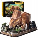 CubicFun 3D Puzzle Cubic Fun 44 Db-os National Geographic Dinoszauruszok Triceratops (6944588210526)