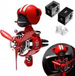 1z Autó Illat Autó Dekoráció Diffúzor Szellőzőrács Mozgatható Majom Piros