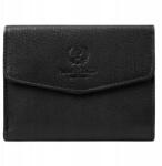 Paolo Peruzzi Női pénztárca Természetes bőr Saffiano Rfid Secure Paolo Peruzzi Fekete (T-110-BL)