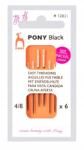 Pony Önfelhúzó tűk Pony Black látássérültek számára (epasma)
