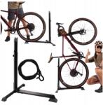 Fit4Med Állvány függőleges kerékpár tartó szabadon álló függőleges szerviz 20-29 (FIT-9)