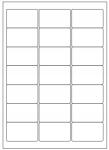 maTias Matrica 63x38 Etikett A4 matrica Fehér tiszta/10 (3133)
