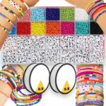 RETOO Gyöngyök Karkötő Ékszerek Betűk Gyöngyök Betűk Diy Szett