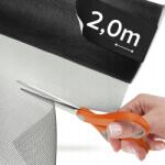 NextHook Fekete méteráru háló 2.0m x 1m Szúnyogháló üvegszálas (C20-1m)