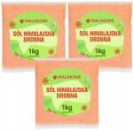 Malinowe Himalájai Finom Só Szett 3x1kg Rózsaszín Finomszemcsés Természetes Prémium (5904576303686)