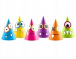 Party Deco Szülinapi sapka Monsters 16 cm 6db