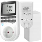 RETOO Időzítő Kapcsoló Időzítő Kijelző LCD Óra Konnektor (programator czasowy timer)