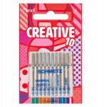 Texi Creative géptűk 10 db-os tűkészlet 130/705 H, 10 darabos csomag (Creative 10)