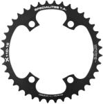 Specialites Ta MTB lánctányér 4 karos D. 110 dupla 40 fogas, fekete, belső, alu 7075, 12 sebességes SPECIALITES TA Bicikli alkatrészek Kerékpár alkatrészek Kerékpár lánctányérok