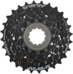 SHIMANO HG210 7 sebességes kazetta, 12-28, fekete (12-14-16-18-21-24-28), műhely szereléshez SHIMANO Bicikli alkatrészek Kerékpár alkatrészek Kerékpár kazetták