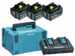 Makita BL1850B+DC18RD set incarcator si acumulator 18 V | 5 Ah (3x632F15-1+1x196933-6x821551)