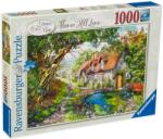 Ravensburger Пъзел Ravensburger от 1000 части - Down the Lane No. 1, Flower Hill Lane (12000131)