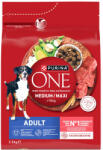 ONE Adult Medium/Maxi Hrană pentru câini adulți bogată în carne de vită cu orez 2, 5 kg