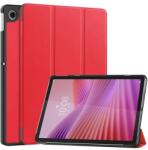 Gigapack Lenovo Tab 10.1 (TB-311FU) tok álló, bőr hatású (aktív flip, oldalra nyíló, trifold, asztali tartó) piros (GP-177300)
