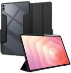 Spigen Samsung Galaxy Tab S11 Ultra WIFI (SM-X930) air skin pro tok álló, eco bőr hatású (flip, ceruza tartó) fekete (ACS10221)