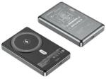 Awei pa-31 vésztöltő type-c aljzat (10000mah, 15w, wireless, magsafe, pd gyorstöltő 3.0) sötétszürke (PA-31)