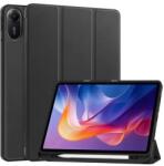 Gigapack Xiaomi Redmi Pad 2 tok álló, bőr hatású (flip, trifold, asztali tartó, ceruza tartó) fekete (GP-171811)
