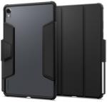 Spigen Samsung Galaxy Tab S11 5G (SM-X736B) ultra hybrid pro tok álló, bőr hatású (flip, ceruza tartó) fekete (ACS10212)