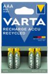 VARTA recharge accu recycled elem (aaa, 1.2v, 800mah ni-mh, újratölthető) 4db/csomag (56813101404) - rufusz
