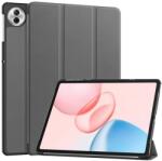 Gigapack Honor Pad 10 WIFI tok álló, bőr hatású (aktív flip, oldalra nyíló, trifold, asztali tartó) sötétszürke (GP-174962)