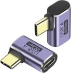 PremiumCord USB 4.0 Type C Toldó Szürke 3cm kur31-40 (kur31-40)