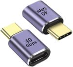 PremiumCord USB 4.0 Type C Toldó Szürke 3cm kur31-42 (kur31-42)
