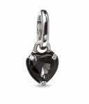 PANDORA ME / Moments 793042C01 Fekete csakra szív mini függő charm (Ag 925/1000, 0, 64 g)