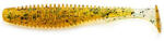  FISHUP_U-SHAD 4" (8PCS. ), - 036 - CARAMEL/GREEN & amp; BLACK
