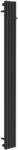 Excellent Verdi calorifer de baie decorativ 180x18 cm negru GREX. VE180.18. 4SP. BL (GREXVE180184SPBL)