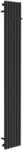 Excellent Verdi calorifer de baie decorativ 180x28 cm negru GREX. VE180.28. 6SP. BL (GREXVE180286SPBL)