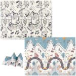 RicoKids Nukido Összehajtható Kétoldalas Habszivacs Játszószőnyeg 200x150x1 cm - fizz - 15 587 Ft