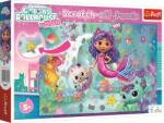Trefl Puzzle scratch Trefl din 100 piese - Casa de păpuși a lui Gaby (93984) Puzzle