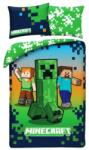 Halantex Minecraft: Ágyneműhuzat szett - 140 x 200 cm, 70 x 90 cm (MNC-880BL) - jatekbolt