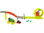 Mattel Set pistă de urmărire masinute Monster Trucks Power Smasher (14AA39)