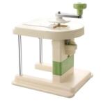 Flippy Kézi káposzta aprító, Flippy, forgó fogantyúval, rozsdamentes acél pengék, műanyag ház, zöldségekhez és gyümölcsökhöz, 20 x 20 x 15 cm, fehér (131647)