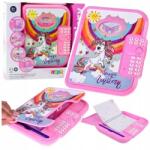 LeanToys Lean Toys Naplófüzet Kód Unikornis Hangfelvétel Kvíz Dallamok Rózsaszín