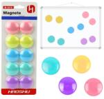 Lean Mágneskészlet Mágneses Táblákhoz, Színes, 10 db, 3 Cm - 21883 (21883) (21883)