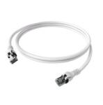 Easylan CPP1OWAWAW0020 RJ45 Hálózati kábel, patchkábel CAT 6A S/FTP 2 m Fehér Kettős árnyékolás, Halogénmentes, Lángálló 1 db (CPP1OWAWAW0020) (CPP1OWAWAW0020)