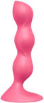 Satisfyer Triple Ball-R - vibrator anal cu bile - silicon roz (4061504048666) Vibrator