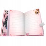 LeanToys Lean Toys Lánynapló Jegyzetfüzet Kóddallamok Színes Oldalak Szívek