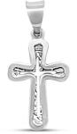 ÉkszerM Fehérarany Kereszt Medál AU 97387