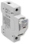 Qoltec biztosíték alap diódával + DC biztosíték | 1P | 1000V | 30A | 10x38 | napelem (QC-52582)