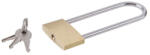 FESTA 40mm hosszú szárú sárgaréz lakat, 3 kulcs (23070F)